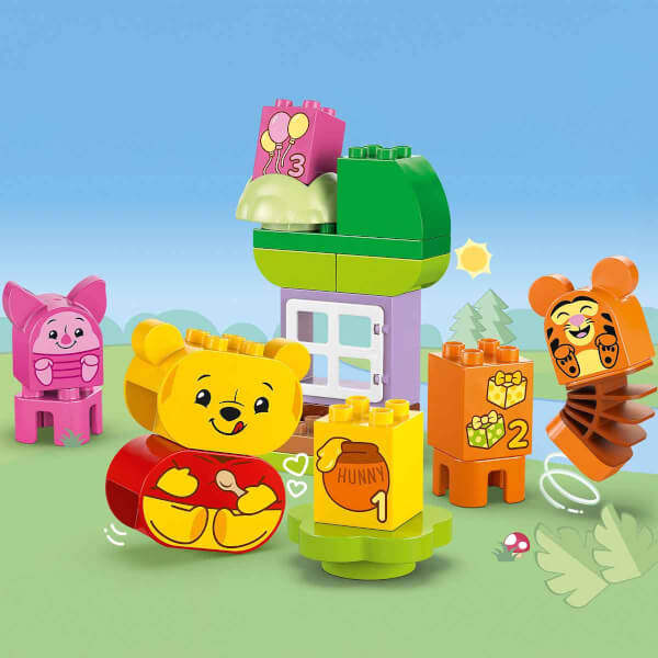 LEGO DUPLO Disney Ayı Winnie’nin Doğum Günü Partisi 10457 - 1,5 Yaş ve Üzeri Çocuklar için Eğitici Oyuncak Yapım Seti (22 Parça)