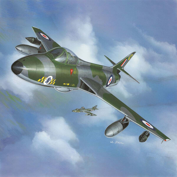 Revell 1:444 Hawker Hunter FGA9 Uçak VBU63833