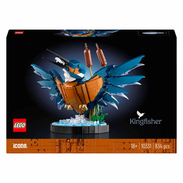 LEGO Icons Yalıçapkını Kuşu 10331 - Kuş Sever Yetişkinler için Koleksiyonluk, Sergilenebilir Yaratıcı Model Yapım Seti (834 Parça)