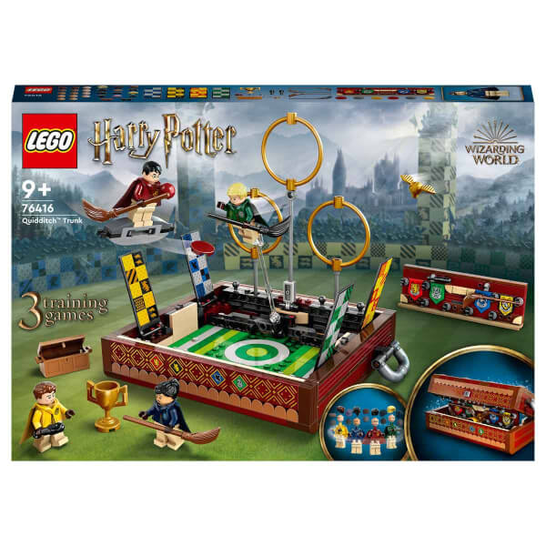  LEGO Harry Potter Quidditch Bavulu 76416 - 9 Yaş ve Üzeri Harry Potter Hayranları için Yaratıcı Oyuncak Yapım Seti (599 Parça)