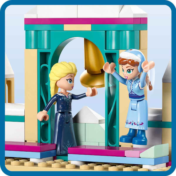 LEGO Disney Frozen Arendelle Karlar Ülkesi Şatosu 43265 - 5 Yaş ve Üzeri Prenses Seven Çocuklar için Elsa Mini Bebek İçeren Yaratıcı Oyuncak Yapım Seti (177 Parça)