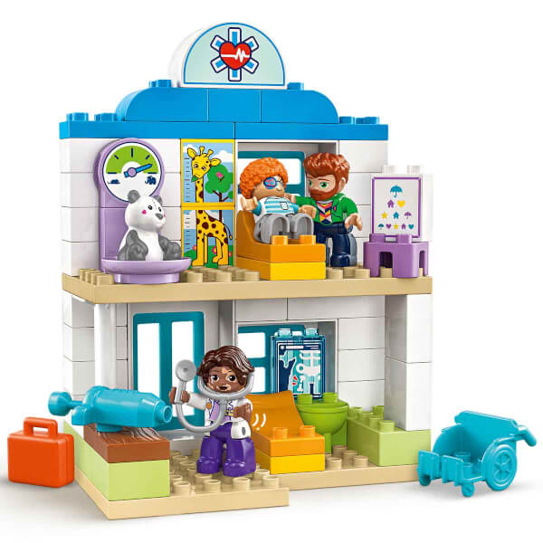 LEGO DUPLO Kasabası İlk Doktor Ziyareti 10449 - 2 Yaş ve Üzeri Küçük Çocuklar İçin Kas Becerilerini Geliştiren Eğitici Oyuncak Yapım Seti (65 Parça)