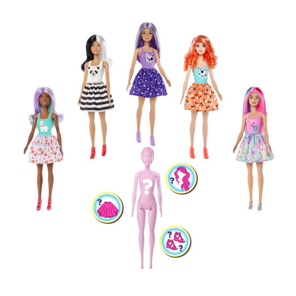 Barbie Color Reveal Renk Değiştiren Sürpriz Bebekler S1 GMT48