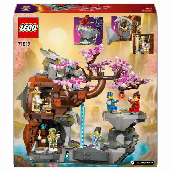 LEGO NINJAGO Ejderha Taşı Tapınağı 71819 - 13 Yaş ve Üzeri Gençler için 6 Minifigür İçeren Yaratıcı Oyuncak Yapım Seti (1212 Parça)