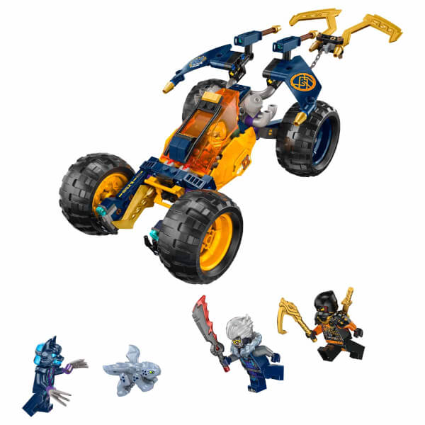 LEGO NINJAGO Arin’in Ninja Arazi Buggy Arabası 71811 - 7 Yaş ve Üzeri Çocuklar için 3 Ninja Minifigürü İçeren Yaratıcı Oyuncak Yapım Seti (267 Parça)NINJAGO Arinin Ninja Arazi Buggy Arabası 71811 