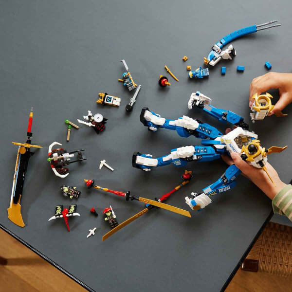 LEGO NINJAGO Jay’in Titan Robotu 71785 - 9 Yaş ve Üzeri Çocuklar için Oyuncak Savaş Robotu ve Ninja Minifigürleri İçeren Oyuncak Yapım Seti (794 Parça)