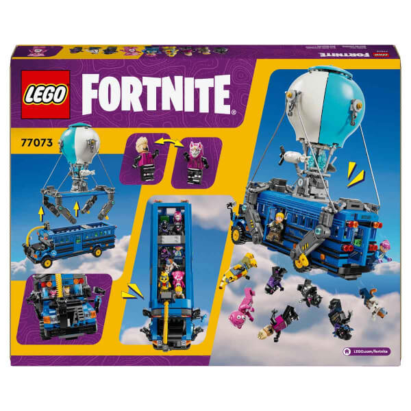 LEGO Fortnite Savaş Otobüsü 77073 - 10 Yaş ve Üzeri Video Oyunu Sevenler için Koleksiyonluk Yaratıcı Oyuncak Yapım Seti (954 Parça)