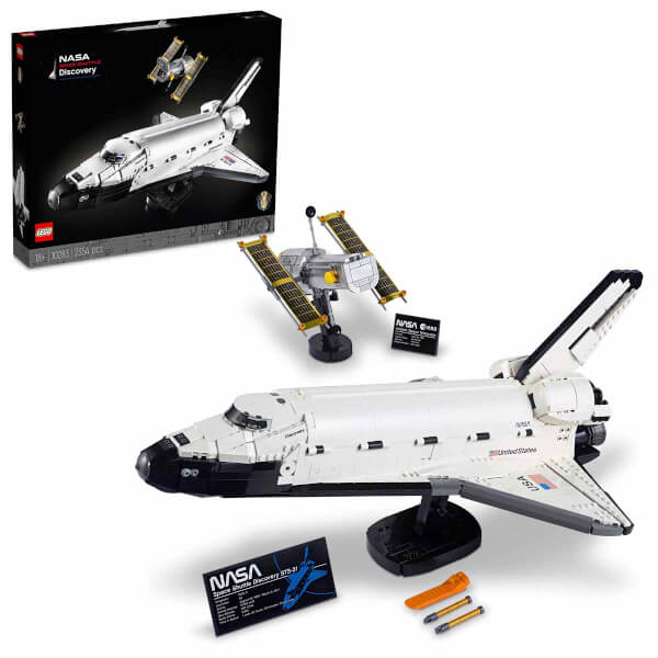 LEGO NASA Discovery Uzay Mekiği 10283 Yapım Seti; Uzay Keşfinin Gerçek bir Simgesini Yapın ve Sergileyin (2354 Parça)