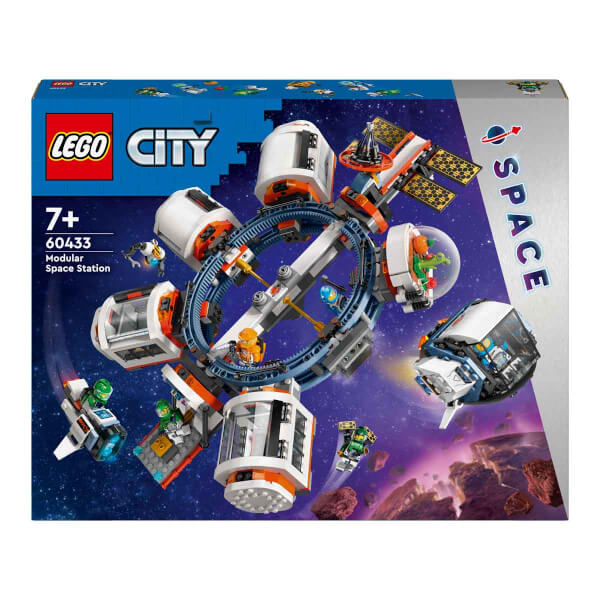 LEGO® City Modüler Uzay İstasyonu 60433 - 7 Yaş ve Üzeri Uzay Meraklısı Çocuklar için Yaratıcı Oyuncak Yapım Seti (1097 Parça)