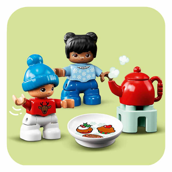 LEGO DUPLO Noel Baba'nın Zencefilli Kurabiye Evi 10976