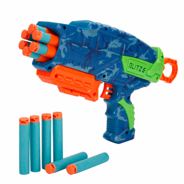 スポーツトイ・アクショントイ Mowl Aero Eclipse Air Warriors Blitz-6 12 Mermili Sünger Dart Atan Silah 28 cm