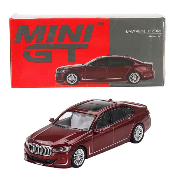 1:64 Mini GT BMW Alpina B7 xDrive Aventurin Diecast Model Araba