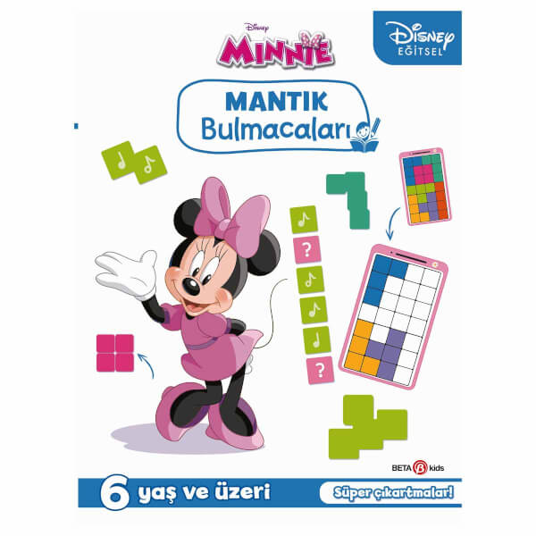 Disney Eğitsel Minnie Çıkartmalı Mantık Bulmacaları