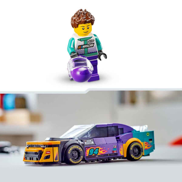 LEGO Speed Champions NASCAR Next Gen Chevrolet Camaro ZL1 76935 – 9 Yaş ve Üzeri Çocuklar için Oyuncak Yarış Arabası Yapım Seti (328 Parça)