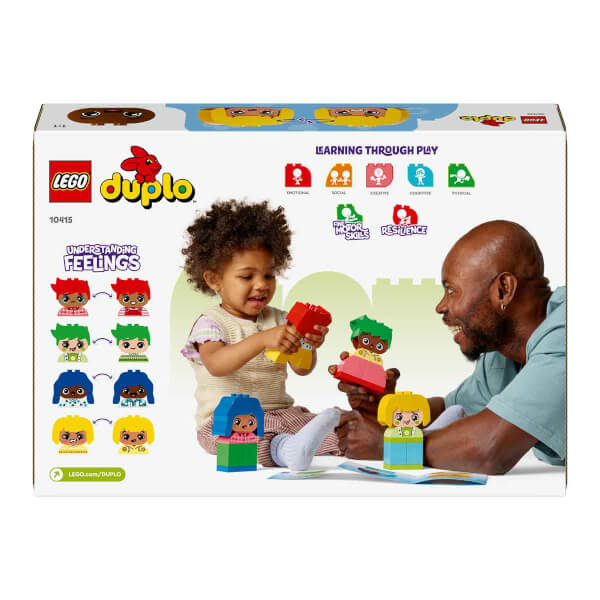 LEGO® DUPLO® İlk Büyük Duygularım 10415 - 1 Buçuk Yaş ve Üzeri Çocuklar için kişisel olarak kullanılabilen Eğitici Oyuncak Yapım Seti (23 Parça)