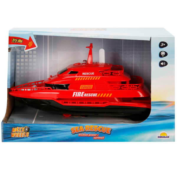 Maxx Wheels Sea Rescue Sesli ve Işıklı Kurtarma Gemisi