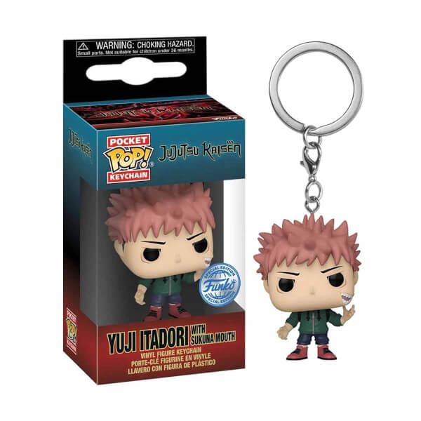 Funko Pop Anahtarlık Jujutsu Kaisen: Yuji Itadori With Sukuna Mouth Special Edition