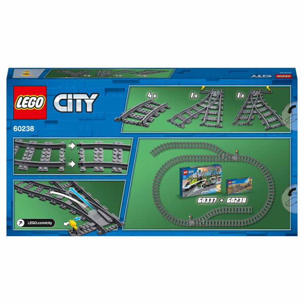 LEGO City Değiştiren Makaslar 60238 - Tren Seven Çocuklar için Yaratıcı Oyuncak Yapım Seti (8 Parça)