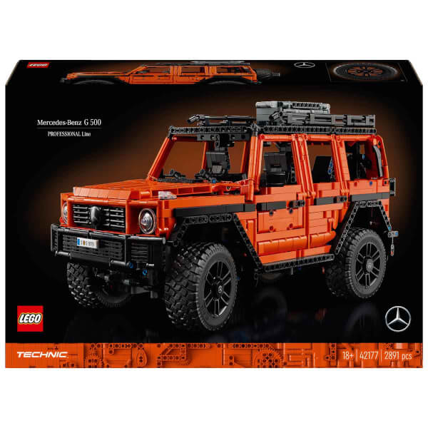 LEGO Technic Mercedes-Benz G 500 PROFESSIONAL Line 42177 - Yetişkinler için G Sınıfı Koleksiyonluk Araba Modeli Yapım Seti (2891 Parça)