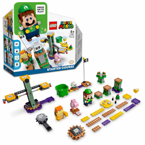  LEGO Super Mario Luigi ile Maceraya Başlangıç Seti 71387 - Yaratıcı Çocuklar için Koleksiyonluk Oyuncak Yapım Seti (280 Parça)