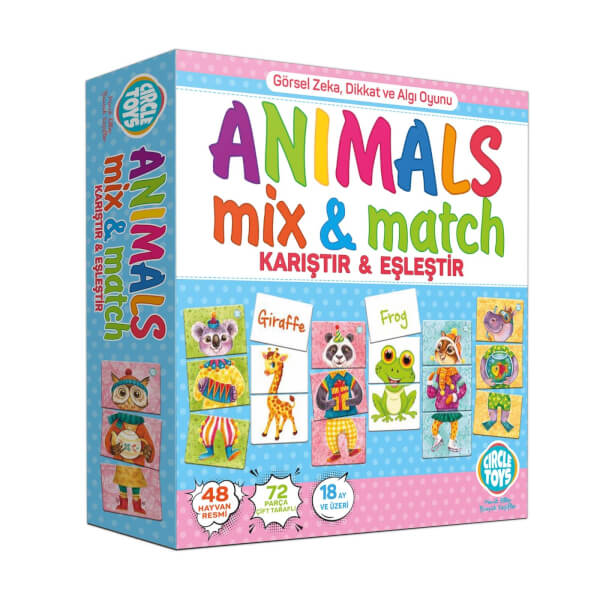 Circle Toys Animals Mix & Match