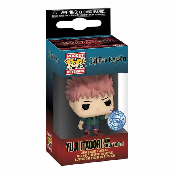 Funko Pop Anahtarlık Jujutsu Kaisen: Yuji Itadori With Sukuna Mouth Special Edition