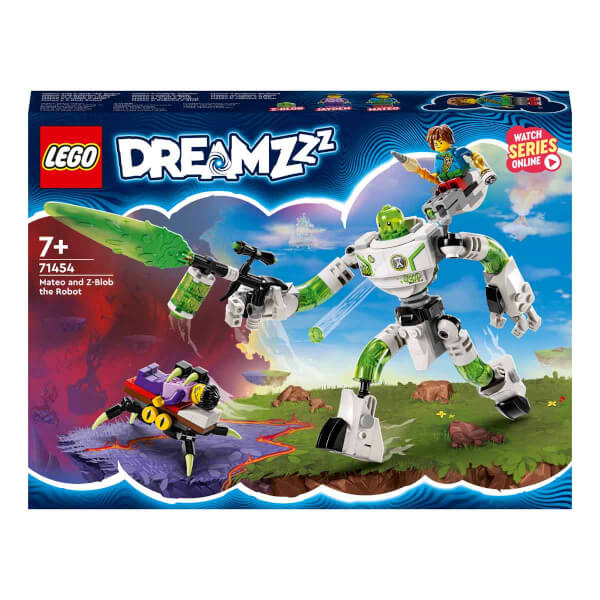 LEGO DREAMZzz Mateo and Robot Z-Blob 71454 - 7 Yaş ve Üzeri Macera Sever Çocuklar için LEGO® DREAMZzz™ Karakterleri İçeren Yaratıcı Oyuncak Yapım Seti (237 Parça)