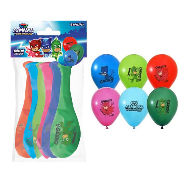 PJ Masks Balon 6’lı