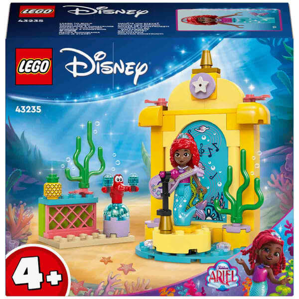 LEGO Disney Princess Ariel’in Müzik Sahnesi 43235 – 4 Yaş ve Üzeri Prenses Seven Çocuklar için Yaratıcı Oyuncak Yapım Seti (60 Parça)