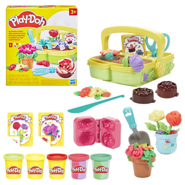 Play Doh Renkli Çiçekler Botanik Oyun Seti
