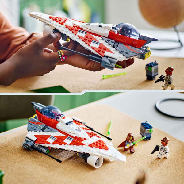 LEGO Star Wars Jedi Bob’un Starfighter’ı 75388 - 8 Yaş ve Üzeri Star Wars Sevenler İçin İnşa Edilebilen Oyuncak Starship Yapım Seti (305 Parça)