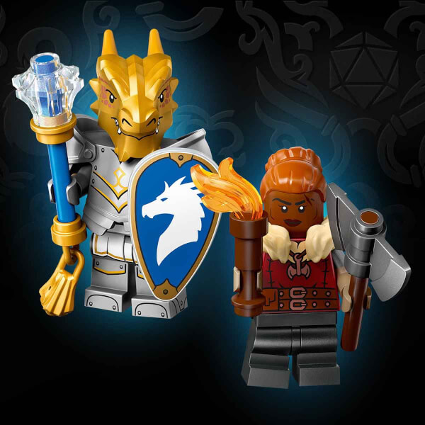 LEGO Minifigures Dungeons & Dragons 71047 - 5 Yaş ve Üzeri Çocuklar İçin Tiefling Büyücü Figürü İçeren Koleksiyonluk Oyuncak Figür Yapım Seti (9 Parça)