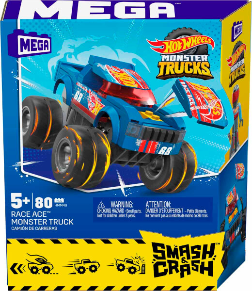 MEGA Hot Wheels Smash N Crash Monster Truck HMM49