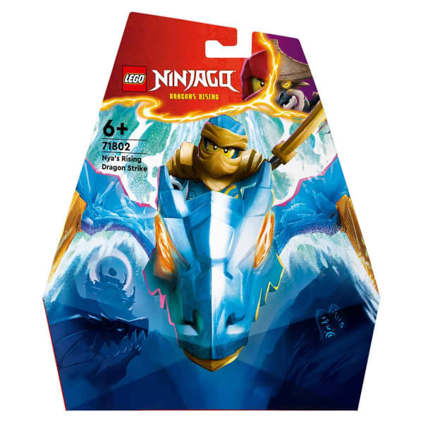 LEGO® NINJAGO® Nya'nın Yükselen Ejderha Vuruşu 71802 - 6 Yaş ve Üzeri Çocuklar için Nya Minifigürü İçeren Yaratıcı Oyuncak Yapım Seti (26 Parça)