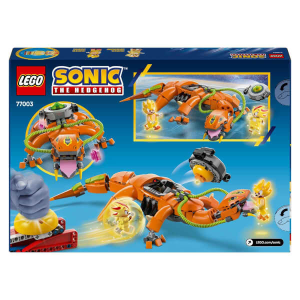 LEGO Sonic the Hedgehog Super Shadow, Biolizard’a Karşı 77003 - 9 Yaş ve Üzeri Çocuklar için Yaratıcı Oyuncak Yapım Seti (419 Parça)