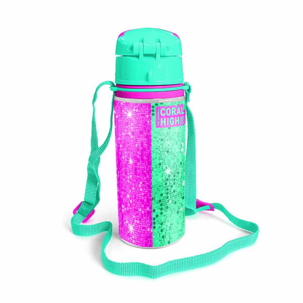 Coral High Kedi Desenli Alüminyum Matara 600 ml 11953