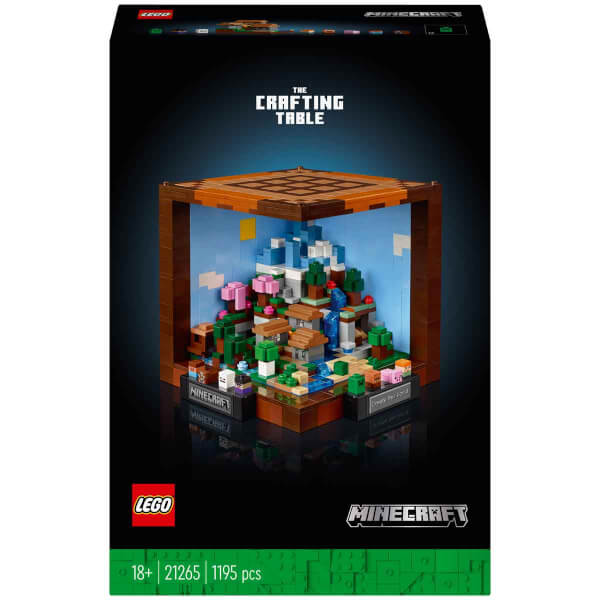 LEGO Minecraft Eşya Yapma Masası 21265 - Yetişkinler için Koleksiyonluk Yaratıcı Model Yapım Seti (1195 Parça)