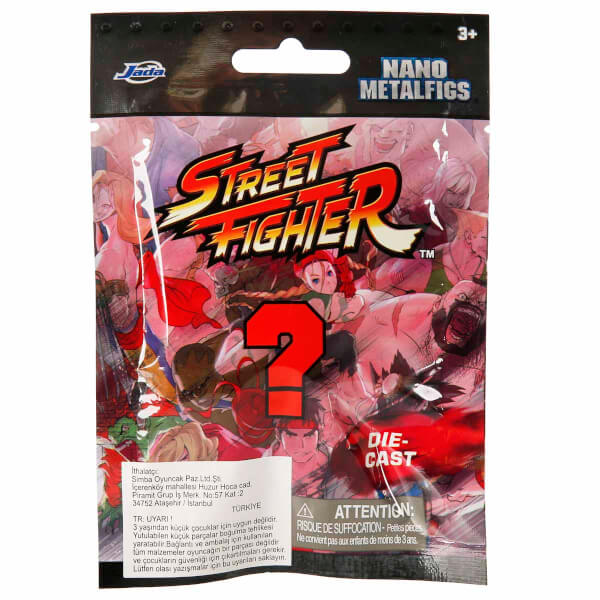 Street Fighter Nano Metalfigs Die Cast Sürpriz Figür Paketi 