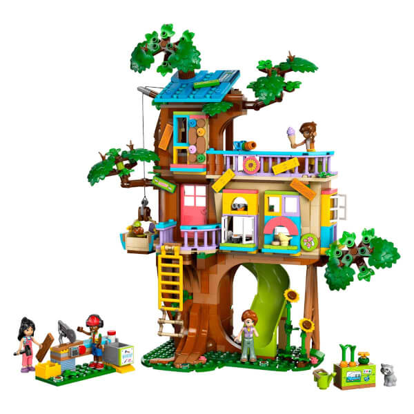 LEGO Friends Arkadaşlık Ağaç Ev Buluşma Yeri 42652 - 8 Yaş ve Üzeri Çocuklar için Mini Bebek İçeren Yaratıcı Oyuncak Yapım Seti (701 Parça)