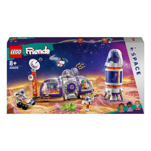 LEGO® Friends Mars Uzay Üssü ve Roketi 42605 - 8 Yaş ve Üzeri Çocuklar için 4 Karakter İçeren Yaratıcı Oyuncak Yapım Seti (981 Parça)