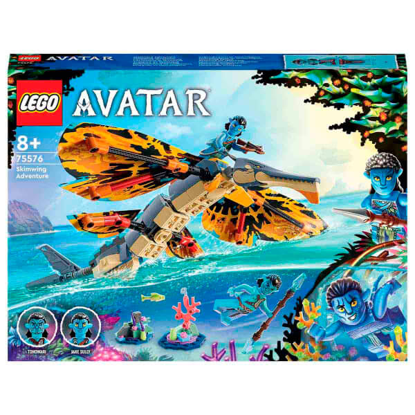 LEGO Avatar Skimwing Macerası 75576 - 8 Yaş ve Üzeri için 2 Minifigür İçeren Eğlenceli Oyuncak Yapım Seti (259 Parça)