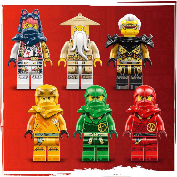 LEGO® NINJAGO® Destiny’s Bounty – zamana karşı yarış 71797 - 9 Yaş ve Üzeri Çocuklar için 2 Ejderha İçeren Yaratıcı Oyuncak Yapım Seti (1739 Parça)