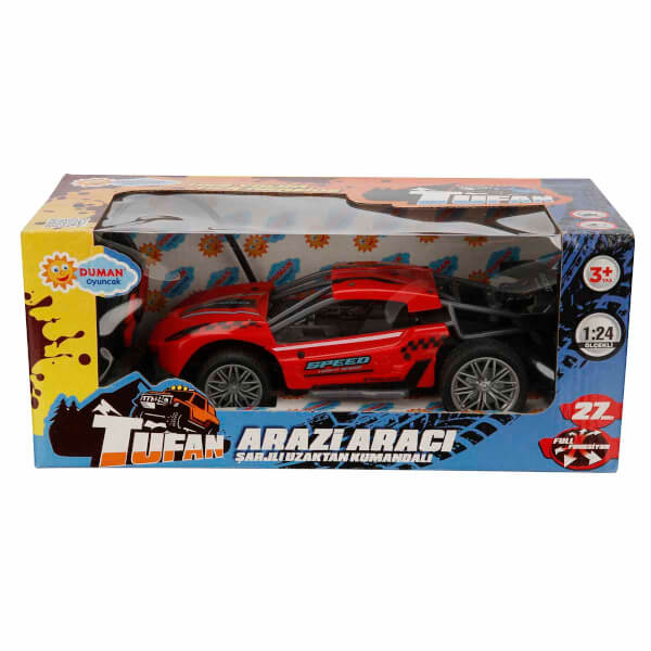 1:24 Tufan USB Şarjlı Uzaktan Kumandalı Arazi Aracı 