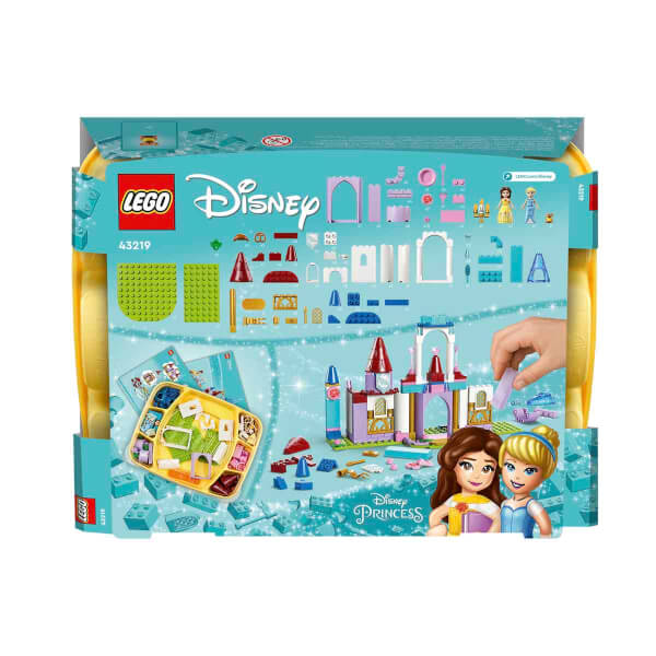 LEGO® | Disney: Disney Princess Yaratıcı Kaleler 43219 - 6 Yaş ve Üzeri Çocuklar için Yaratıcı Oyunları Teşvik Eden Oyuncak Yapım Seti (140 Parça)