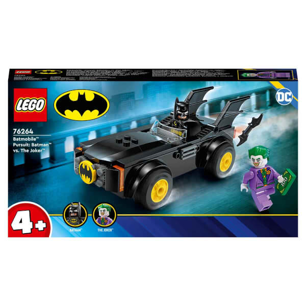 LEGO® DC Batmobile™ Takibi: Batman™ Joker™’e Karşı 76264 - 4 Yaş ve Üzeri Çocuklar için Süper Kahraman Aksiyonu içeren Yaratıcı Oyuncak Yapım Seti (54 Parça)