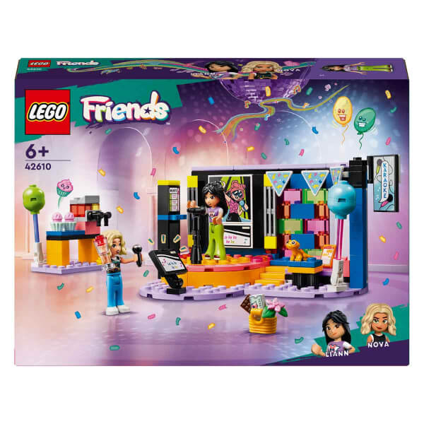 LEGO® Friends Karaoke Müzik Partisi 42610 - 6 Yaş ve Üzeri Çocuklar için Sahne İçeren Yaratıcı Oyuncak Yapım Seti (196 Parça)