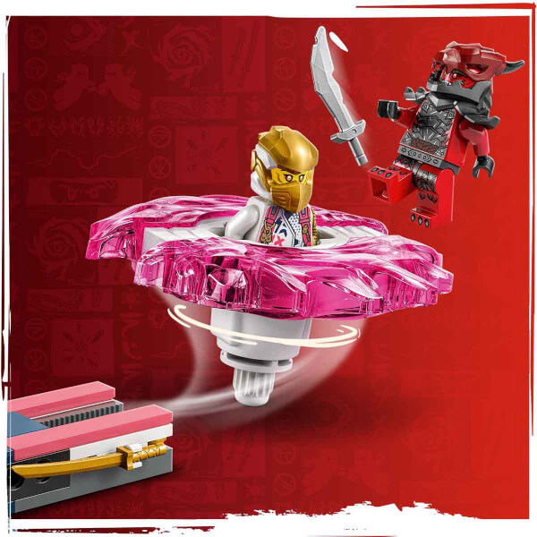 LEGO NINJAGO Sora’nın Ejderha Spinjitzu Topacı 71824 - 6 Yaş ve Üzeri Çocuklar için 2 Ninja Minifigürü İçeren Yaratıcı Oyuncak Yapım Seti (56 Parça)