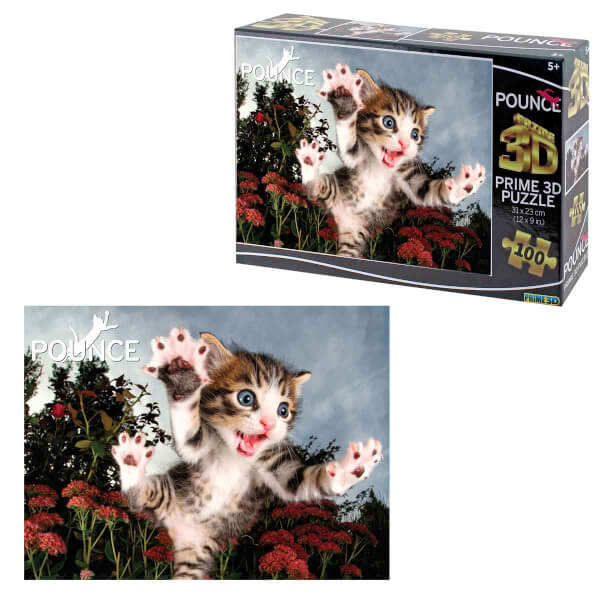 Prime 3D 100 Parça 3D Puzzle: Kedi Pençesi