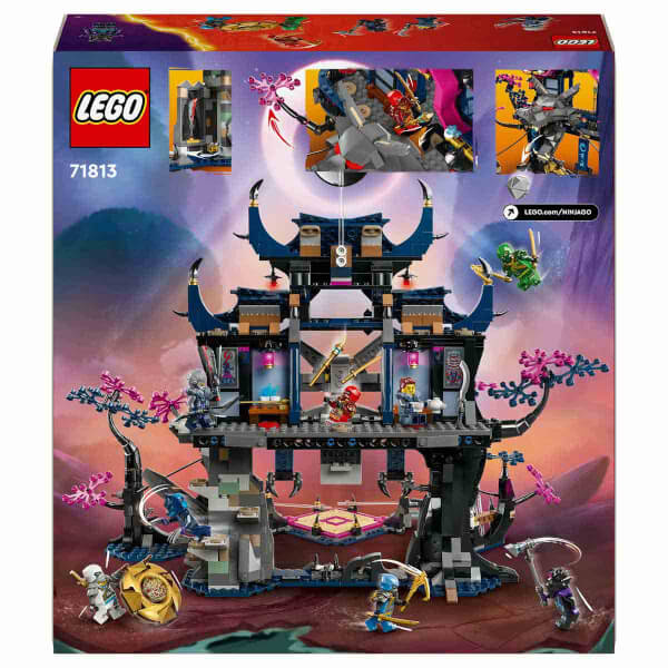 LEGO NINJAGO Kurt Maskesi Gölge Dövüş Okulu 71813 - 9 Yaş ve Üzeri Çocuklar için 8 Ninja Minifigürü İçeren Yaratıcı Oyuncak Yapım Seti (1190 Parça)