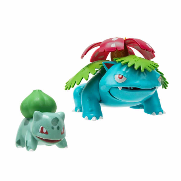 Pokemon Eklemli Evolution Bulbasaur Üçlü Figür